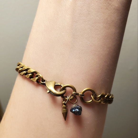 Goldeen Custom Brass ID Bracelet "B*tch Better Have My Money" BBHMM - Picture 7 of 9